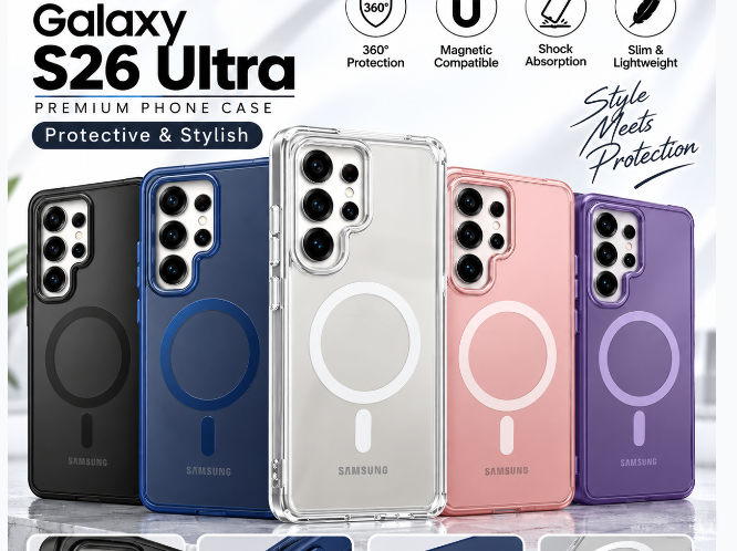 Samsung S26 Ultra Protective Phone Case